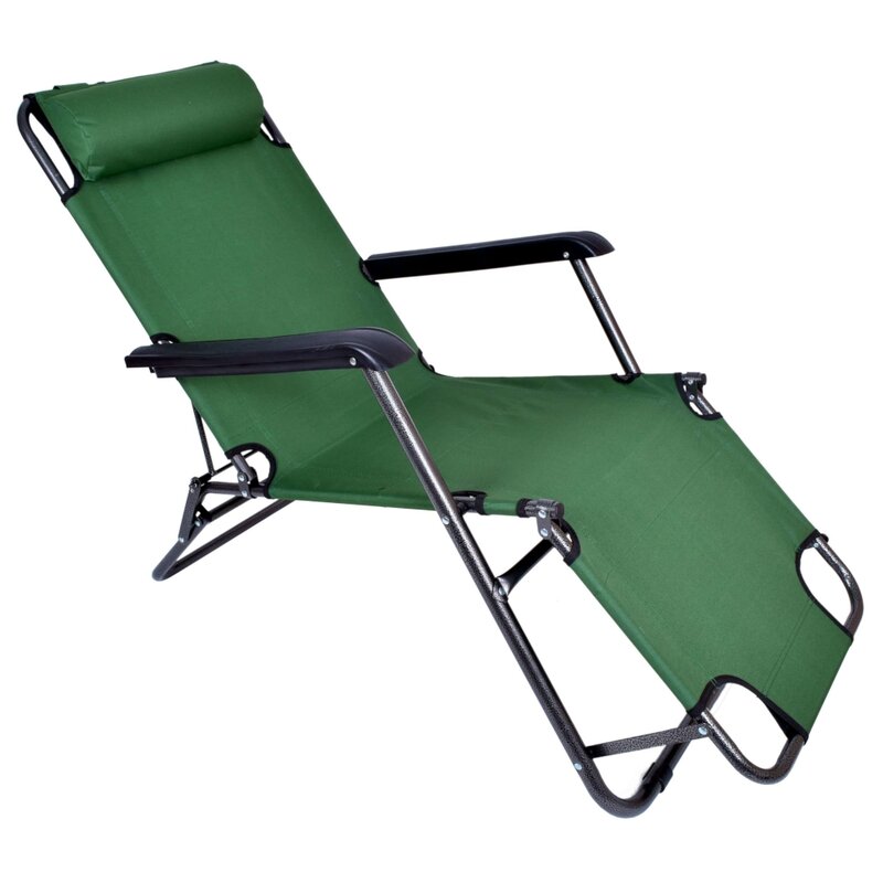 Leżak ogrodowy OUTDORIUM Leon Zielony