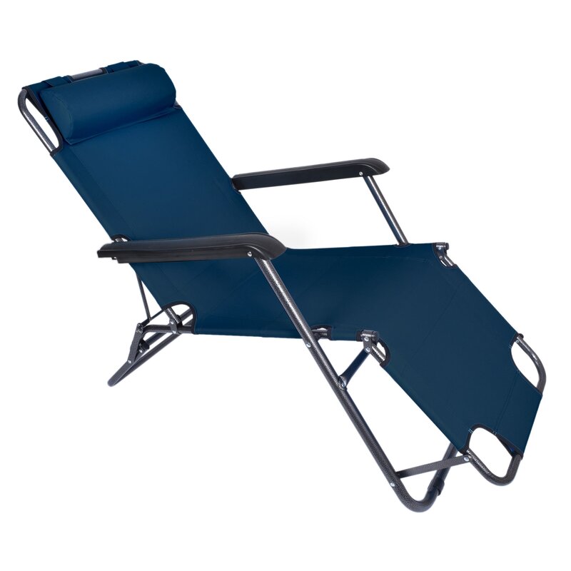 Leżak ogrodowy OUTDORIUM Leon Granatowy