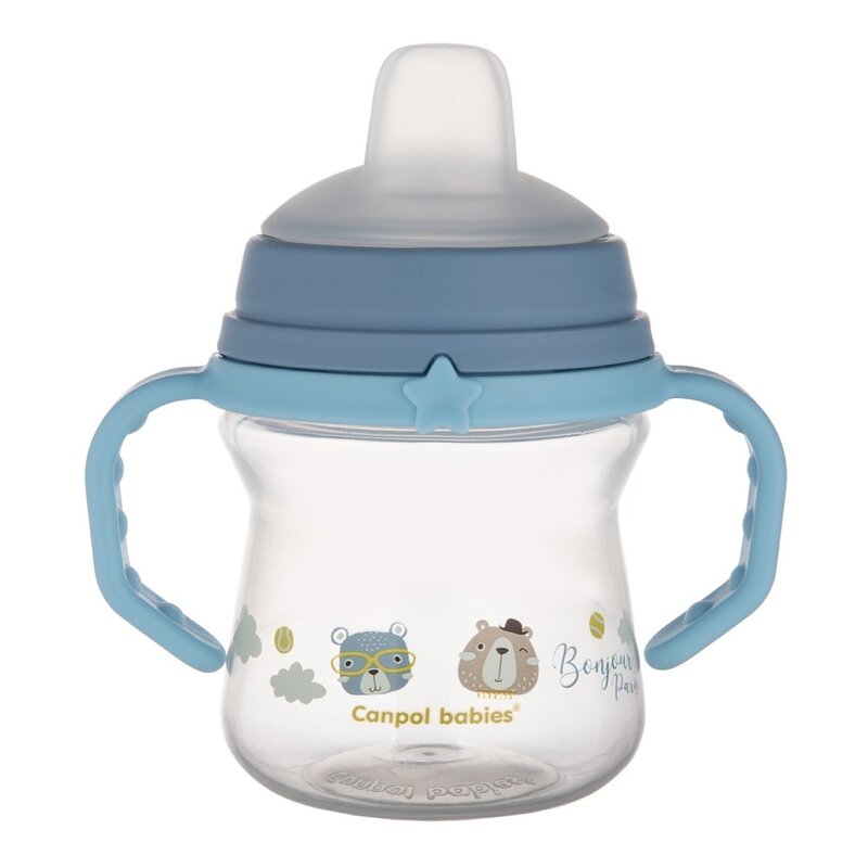 Kubek CANPOL BABIES Bonjour Paris 56 612 Niebieski