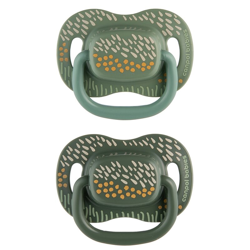 Smoczek CANPOL BABIES Mountains 34/931 6-18 m Zielony (2 sztuki)