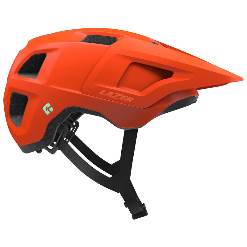 Kask rowerowy LAZER Lupo KinetiCore Pomarańczowy MTB z możliwością zamontowania lampki (rozmiar uniwersalny)