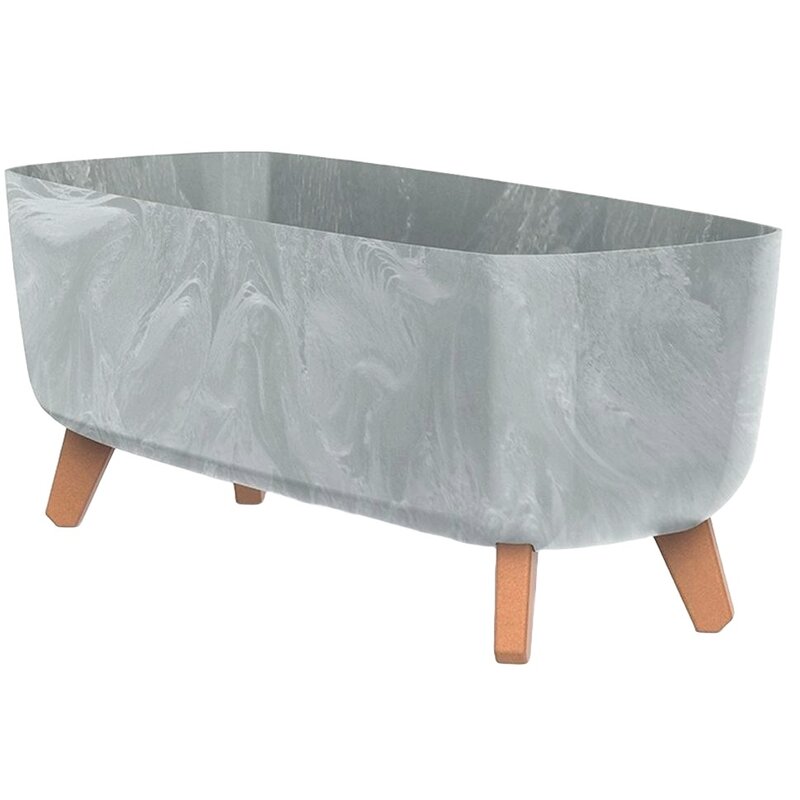 Doniczka PROSPERPLAST Gracia Case DGCL400E-422U Jasnoszary