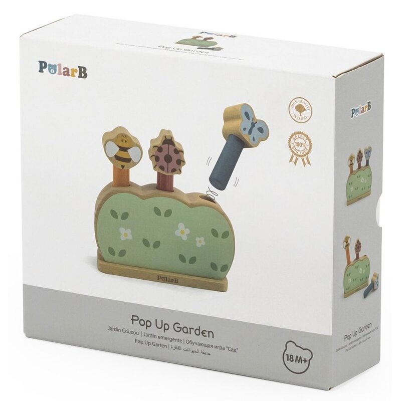 Zabawka VIGA PolarB Wyskakujące owady w ogrodzie 44232