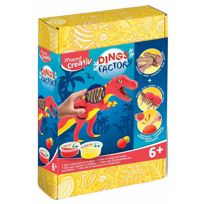 Masa plastyczna MAPED CREATIV Fabryka Dinozaurów 907210