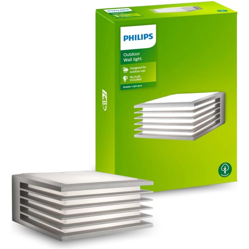 Kinkiet zewnętrzny PHILIPS Shades 915002149903 Szary