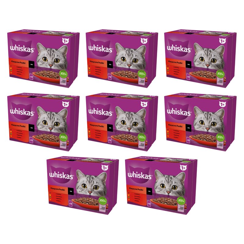 Karma dla kota WHISKAS Mix Smaków (96 x 85 g)