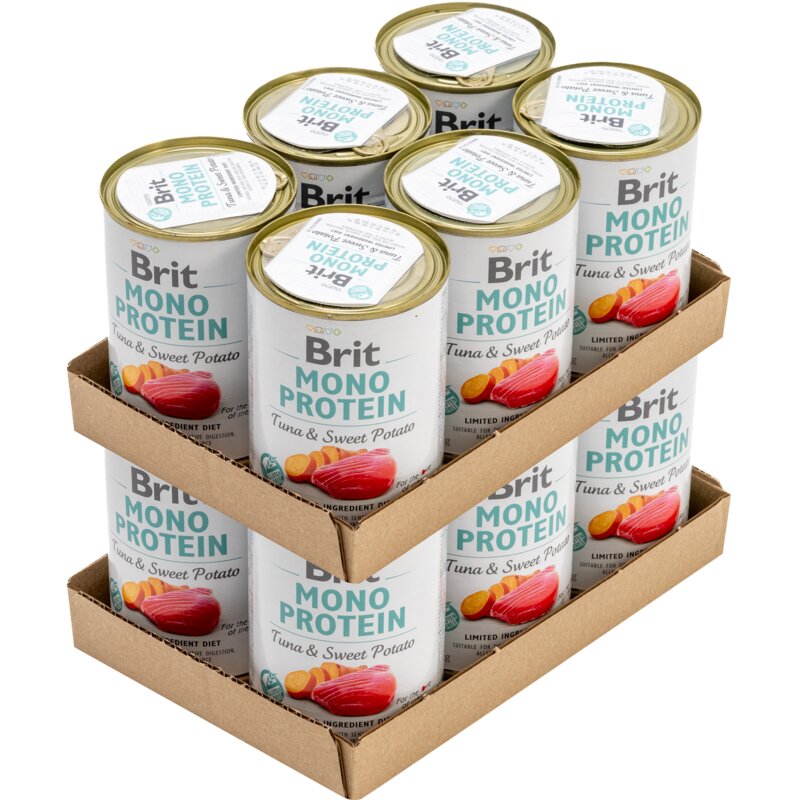 Karma dla psa BRIT Mono Protein Tuńczyk z ziemniakami 12 x 400 g