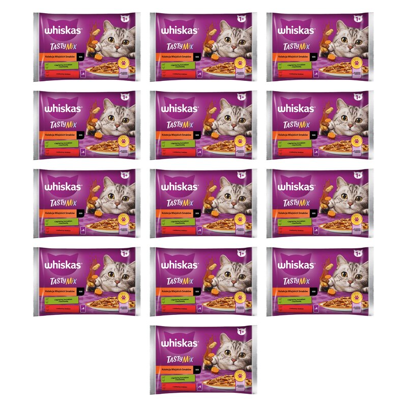 Karma dla kota WHISKAS Tasty Mix Kolekcja Wiejskich Smaków (52 x 85 g)
