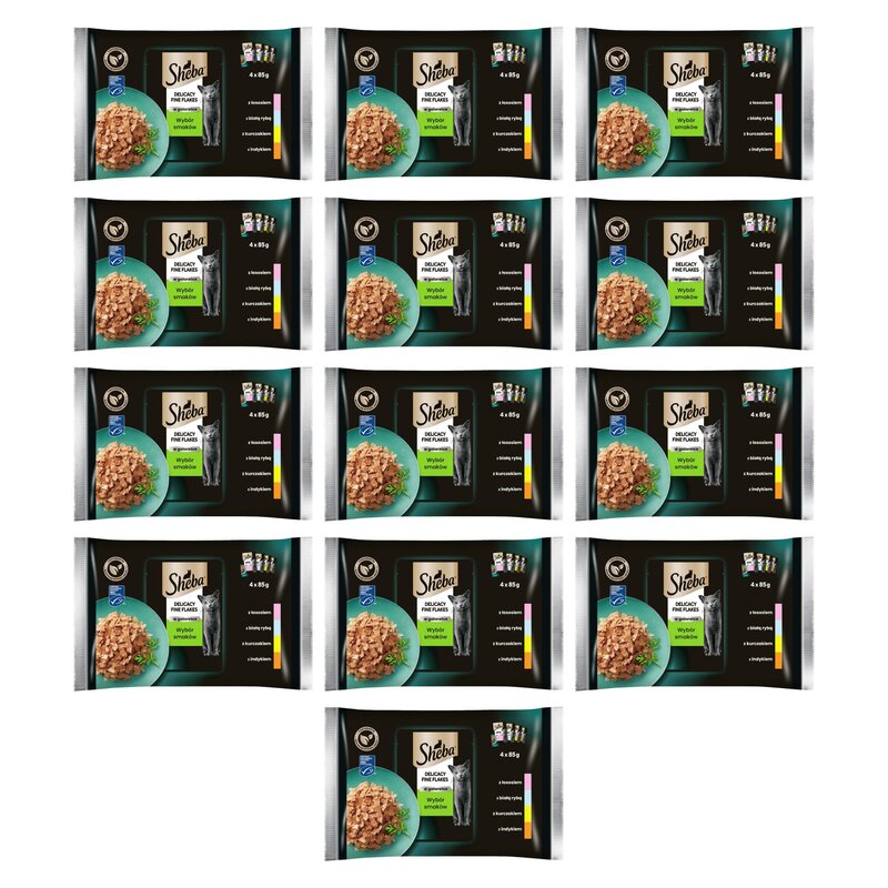 Karma dla kota SHEBA Delicacy in Jelly Mix smaków 52 x 85 g