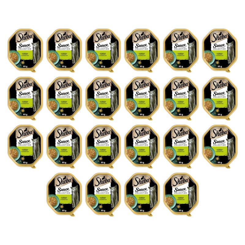 Karma dla kota SHEBA Sauce Speciale Królik z warzywami 22 x 85 g