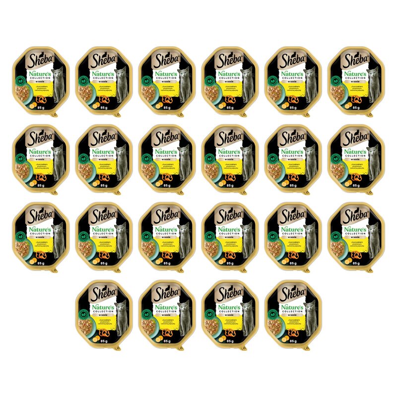 Karma dla kota SHEBA Natures Collection Kurczak z czerwoną papryką 22 x 85 g