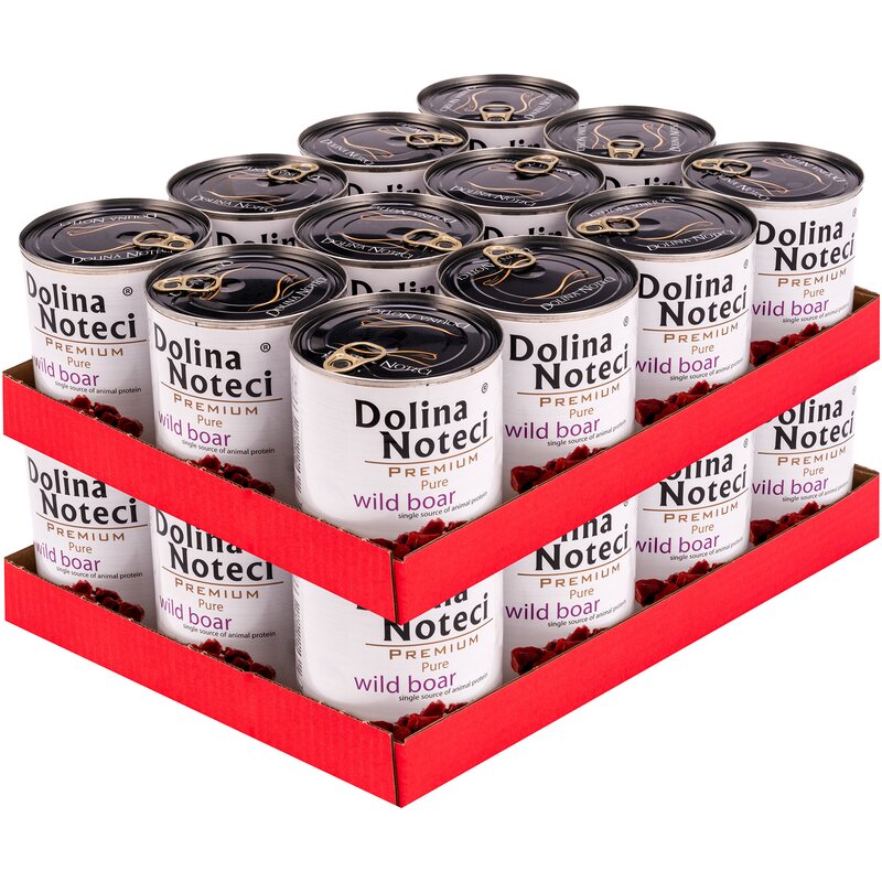 Karma dla psa DOLINA NOTECI Premium Pure bogata w dziczyznę 24 x 800 g