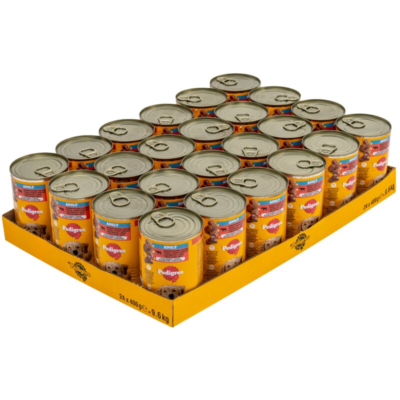 Karma dla psa PEDIGREE Wołowina 24 x 400 g