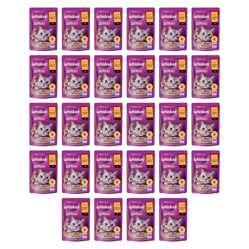 Karma dla kota WHISKAS Tasty Mix Indyk z jagnięciną 28 x 85 g