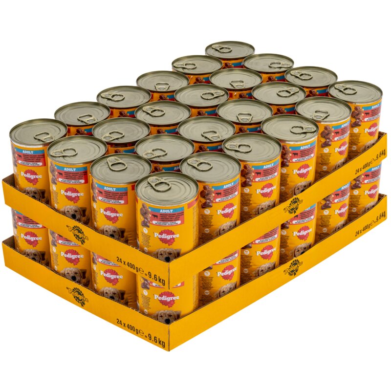Karma dla psa PEDIGREE Wołowina 48 x 400 g