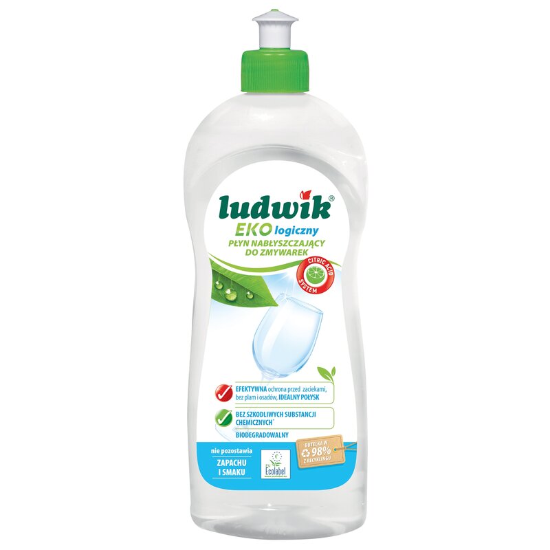 Nabłyszczacz do zmywarek LUDWIK EKOlogiczny 500 ml