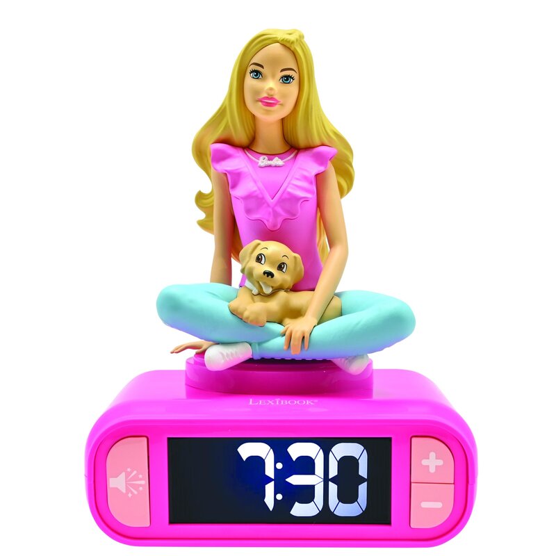 Zabawka budzik z lampką nocną LEXIBOOK Barbie RL800BB