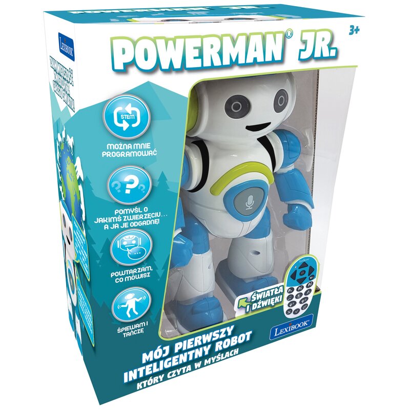 Robot zdalnie sterowany LEXIBOOK Powerman Jr Robot ROB20PL