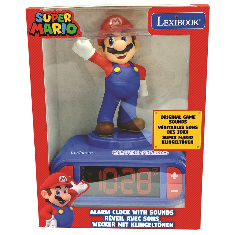 Zabawka budzik z lampką nocną LEXIBOOK Super Mario RL800NI