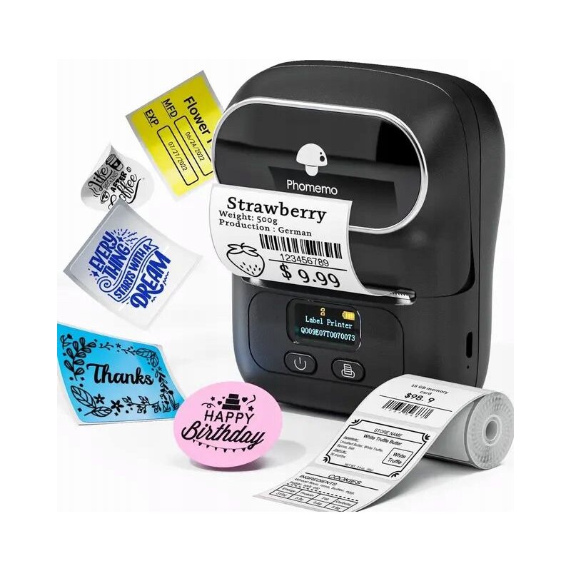 Drukarka PHOMEMO M110 Złącze USB Czarny