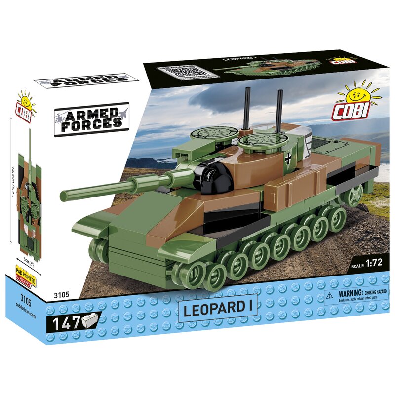 Klocki plastikowe COBI Armed Forces Leopard I COBI-3105