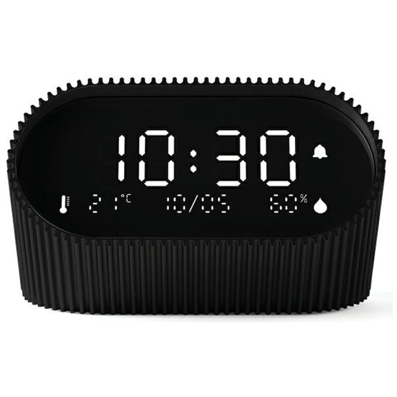 Budzik LEXON Ray Clock LR155MN3 Czarny