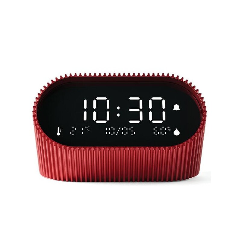 Budzik LEXON Ray Clock LR155SR3 Czerwony