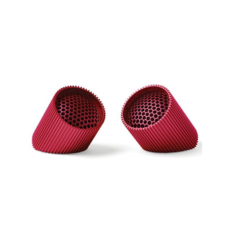Magnetyczny głośnik mobilny LEXON Ray Speaker LA132SR3 Czerwony (2szt.)