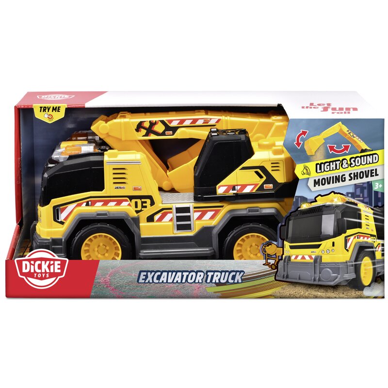Samochód DICKIE TOYS Action Series Ciężarówko-koparka 203306026
