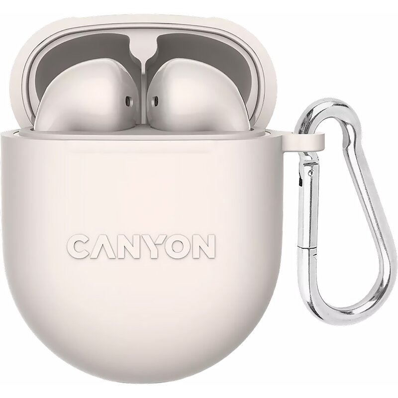 Słuchawki douszne CANYON TWS-6  Beżowy