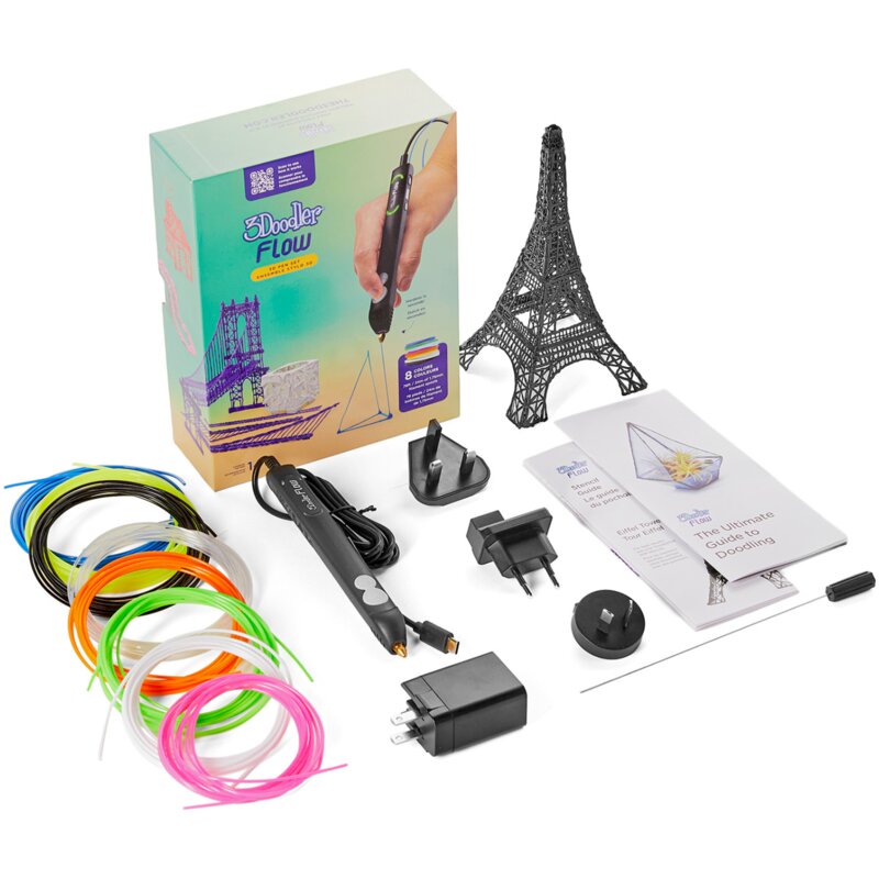 Długopis 3D 3DOODLER Flow Essentials ABS / PLA, Średnica dyszy 1.75 mm