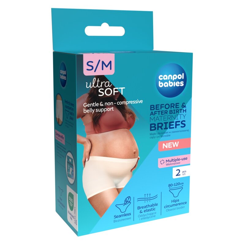 Majtki poporodowe CANPOL BABIES wielorazowe 16/000 (S/M)