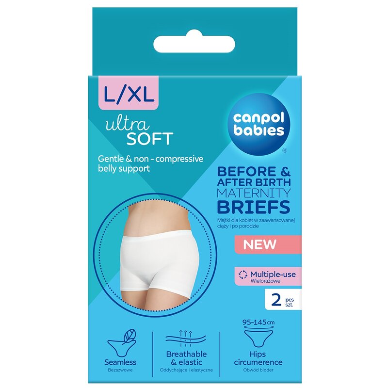 Majtki poporodowe CANPOL BABIES wielorazowe 16/001 (L/XL)