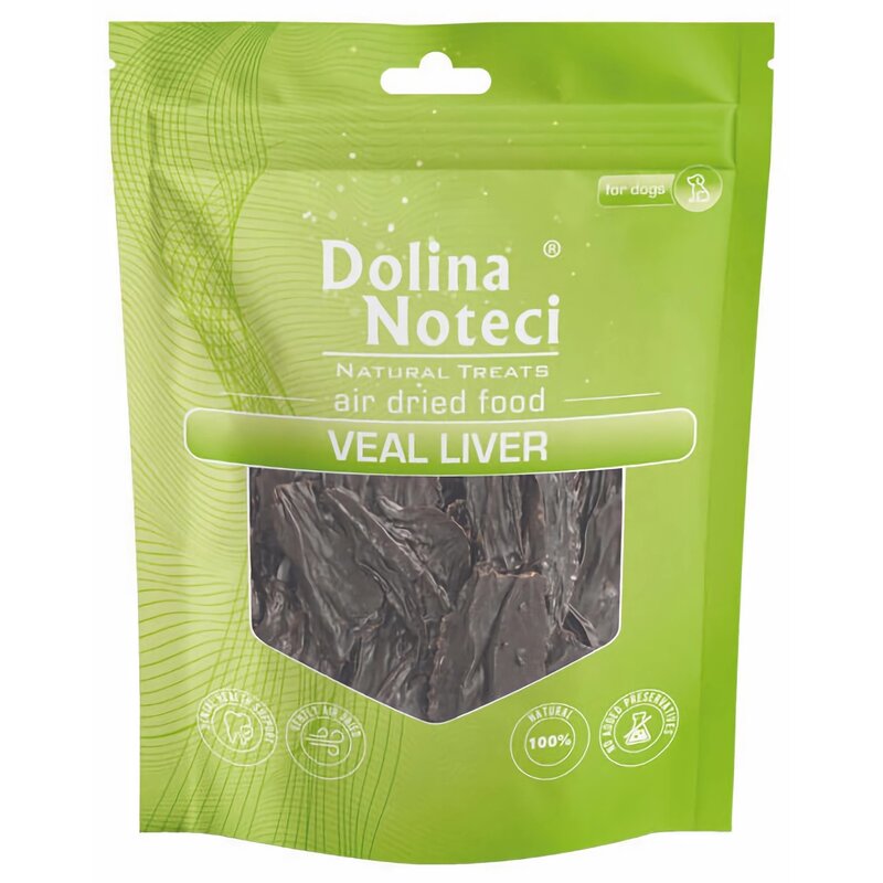 Przysmak dla psa DOLINA NOTECI Natural Treats Wątroba Cielęca 150 g