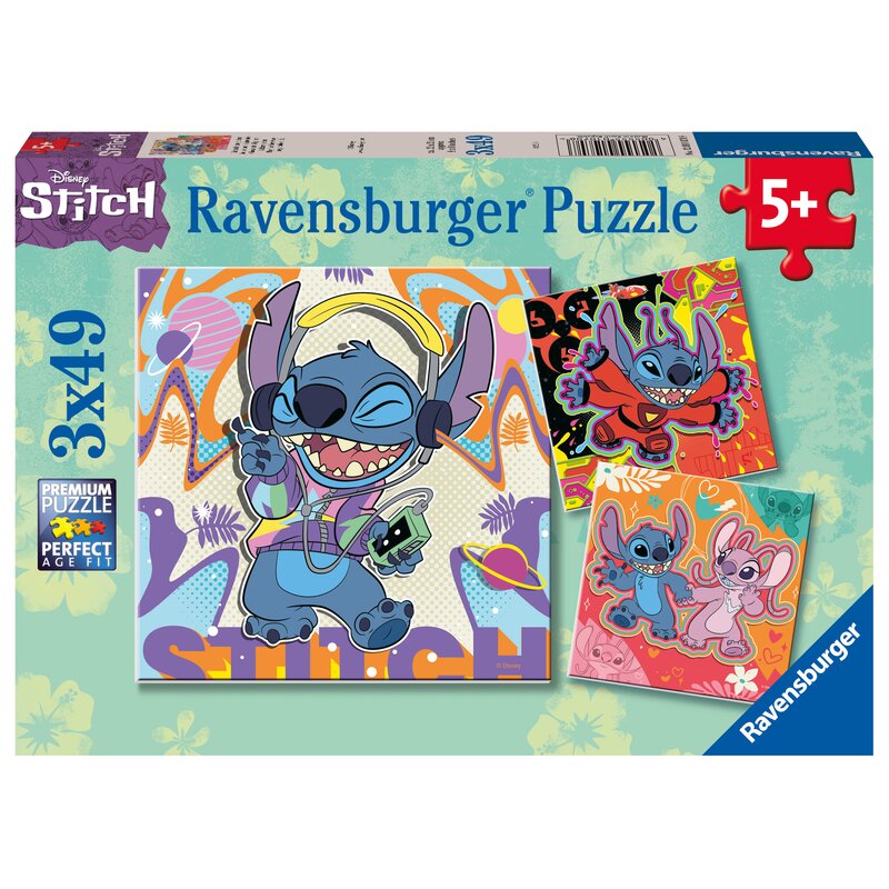 Puzzle RAVENSBURGER Disney Stitch 12001070 (147 elementów)
