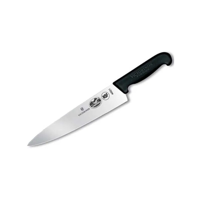 Nóż do mięsa VICTORINOX Fibrox 19 cm Czarny