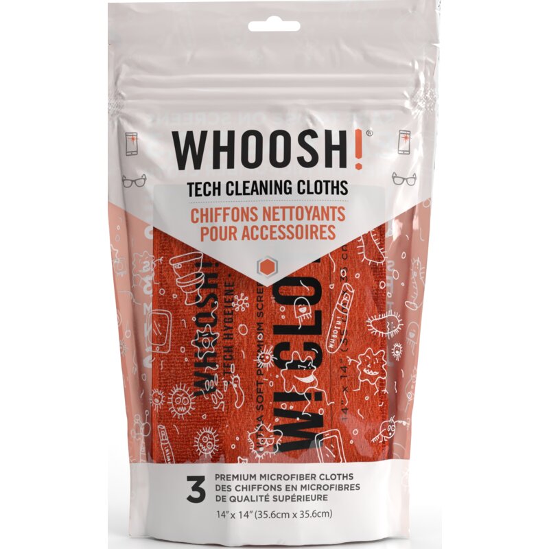 Ściereczka czyszcząca WHOOSH! 3XL do ekranów LCD/TFT (3szt.)