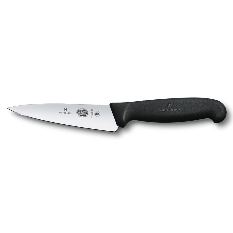 Nóż kuchenny VICTORINOX Fibrox 12 cm Czarny
