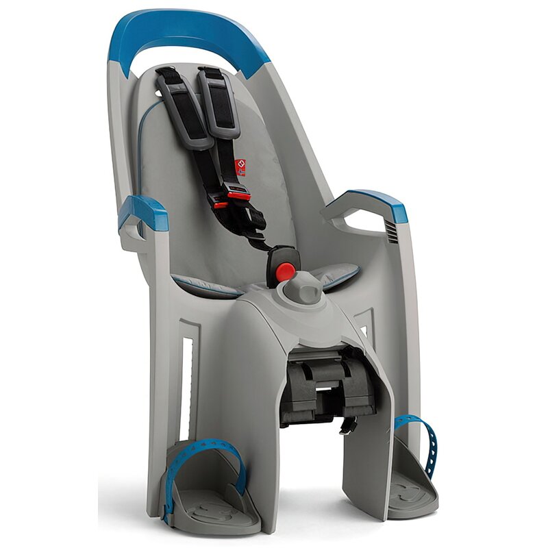 Fotelik rowerowy HAMAX Amaze Tylny Bagażnik Szaro-niebieski