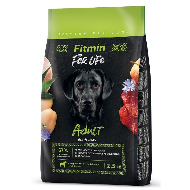 Karma dla psa FITMIN Dog For Life Adult All Breeds 2.5 kg