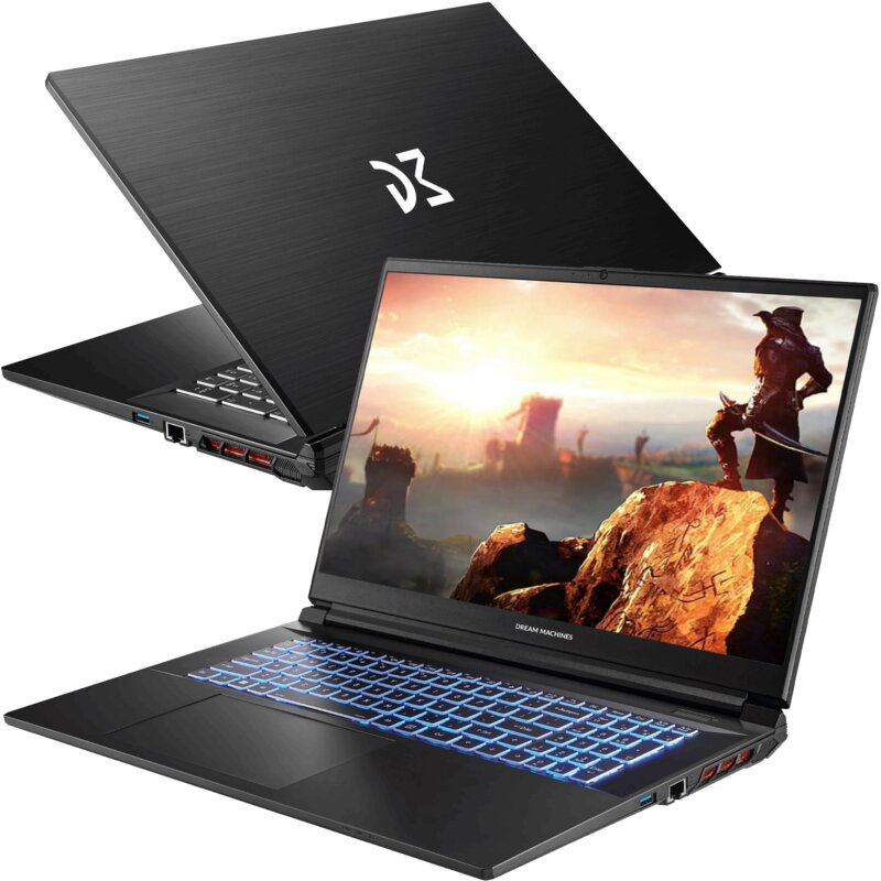 Laptop DREAMMACHINES RG4070-17PL20 17.3” 144Hz I7-13620H 16GB RAM 1TB SSD GeForce RTX4070 DLSS 3, Funkcje AI