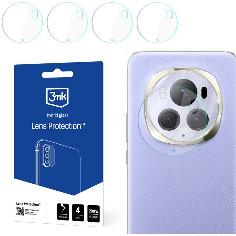 Szkło hartowane na obiektyw 3MK Lens Protection do Honor Magic 6 Pro