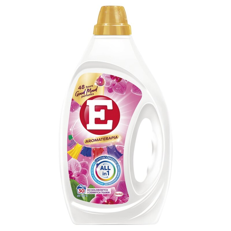 Żel do prania E Aromaterapia Orchidea 1350 ml do kolorowych tkanin