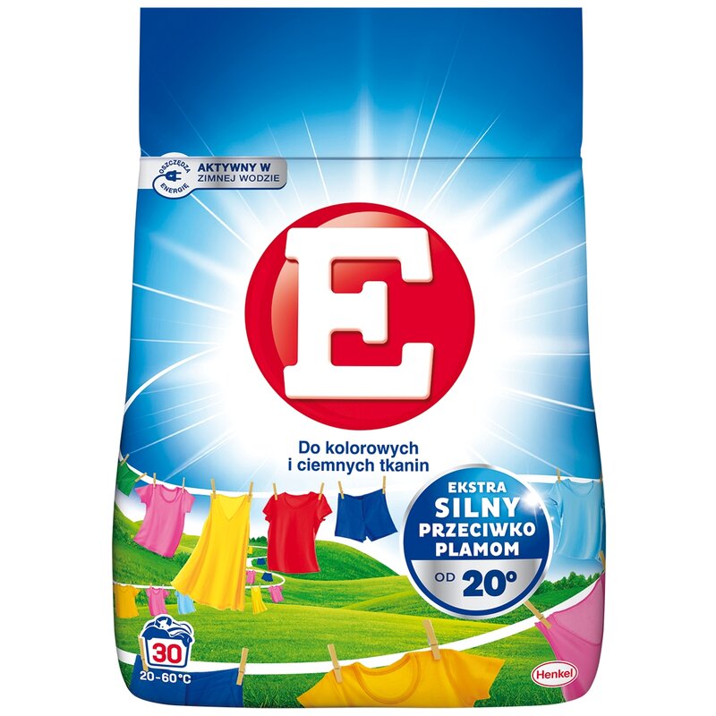Proszek do prania E 1.65 kg do kolorowych i ciemnych tkanin