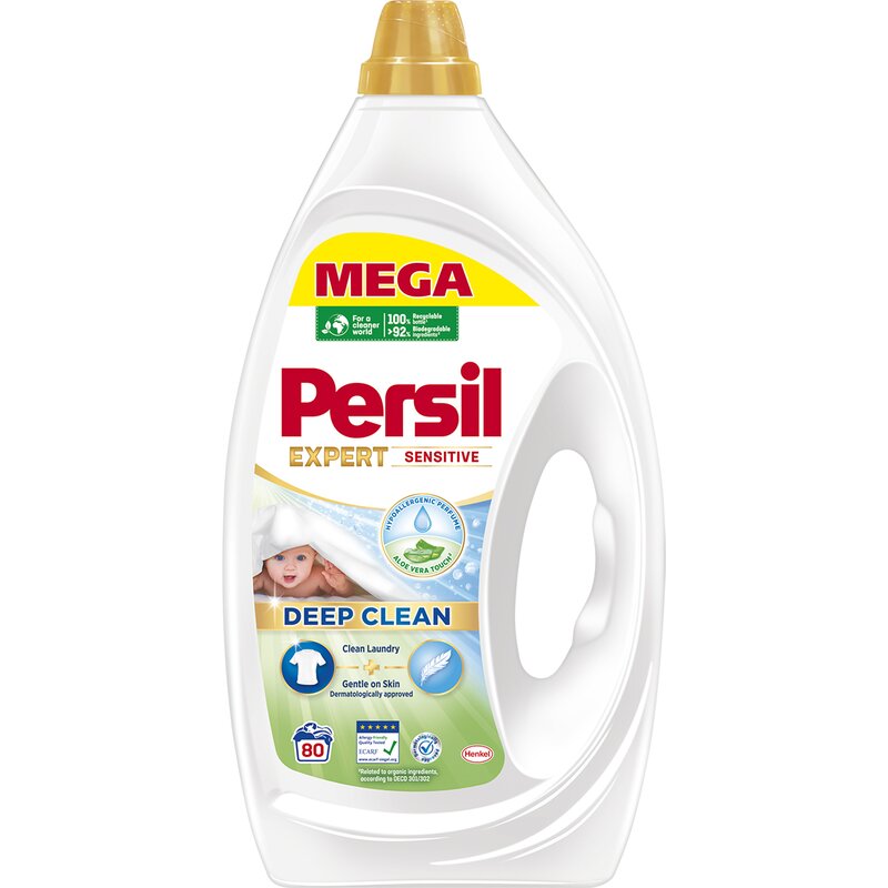 Żel do prania PERSIL Deep Clean Expert Sensitive 3600 ml do białych tkanin