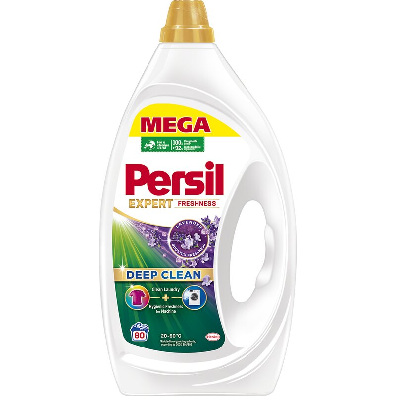 Żel do prania PERSIL Deep Clean Expert Lavender 3600 ml do kolorowych tkanin