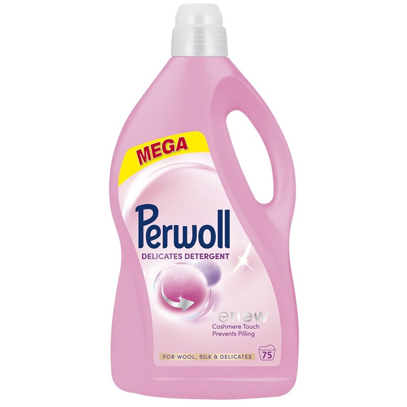 Płyn do prania PERWOLL Renew Delicates 3750 ml do delikatnych tkanin i wełny