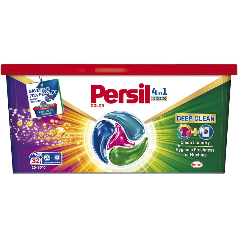 Kapsułki do prania PERSIL Discs 4 in 1 Color - 32 szt.