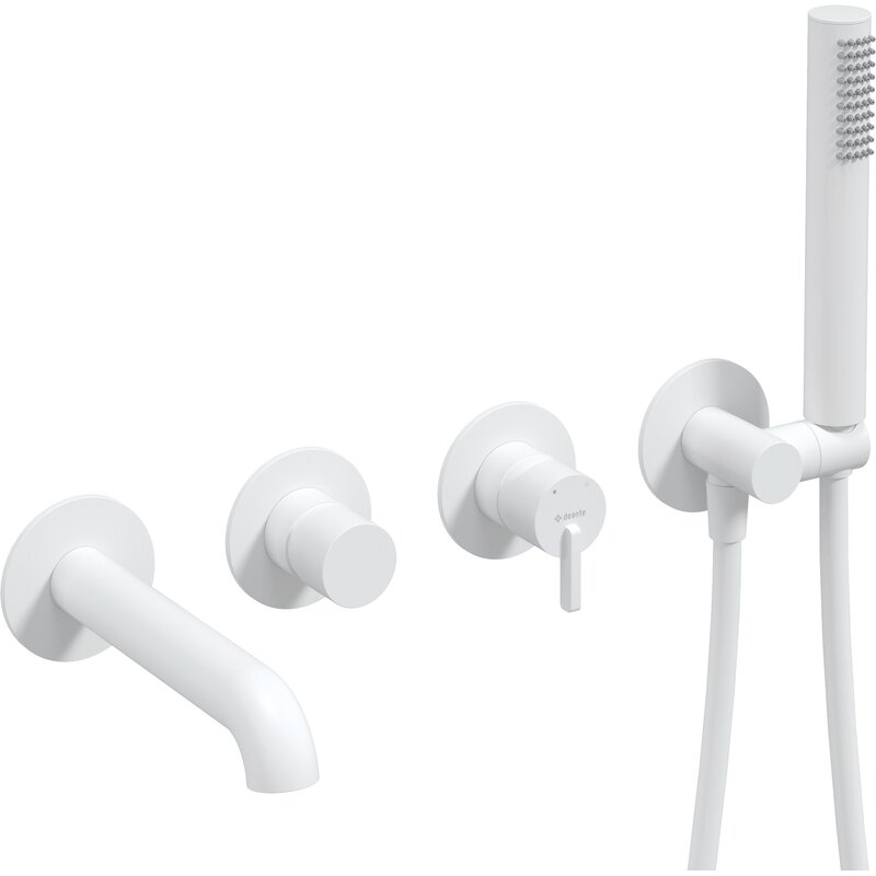 Bateria wannowa podtynkowa DEANTE Silia BQS A18P Bianco
