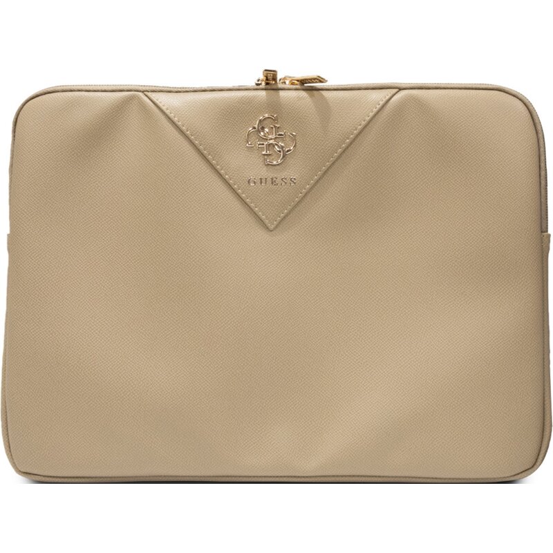Guess Triangle 4G Sleeve 14" Złoty